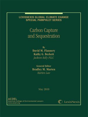 cover image of Carbon Capture and Sequestration